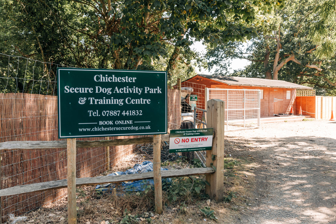 Chichester Secure Dog Activity Park Entrance